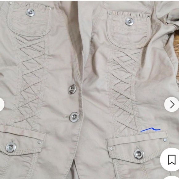 White House Black Market Blazer Blouse - Picture 4 of 9